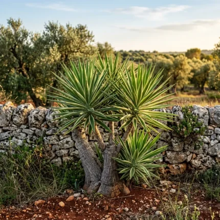 Yucca elephantipes variegata coltivata nel Salento - Vivaio Mello